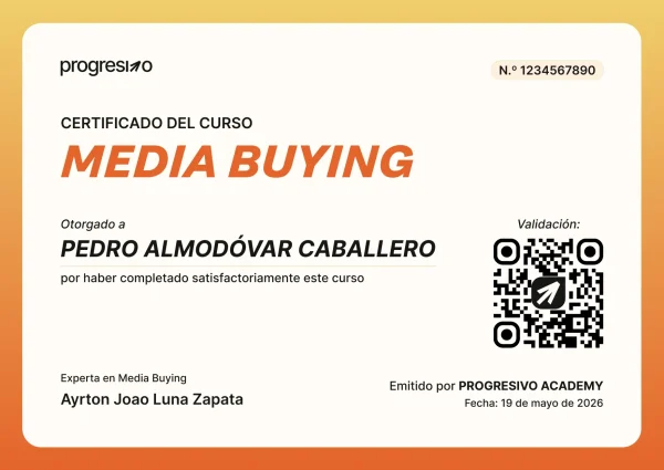 Certificado Progresivo Academy